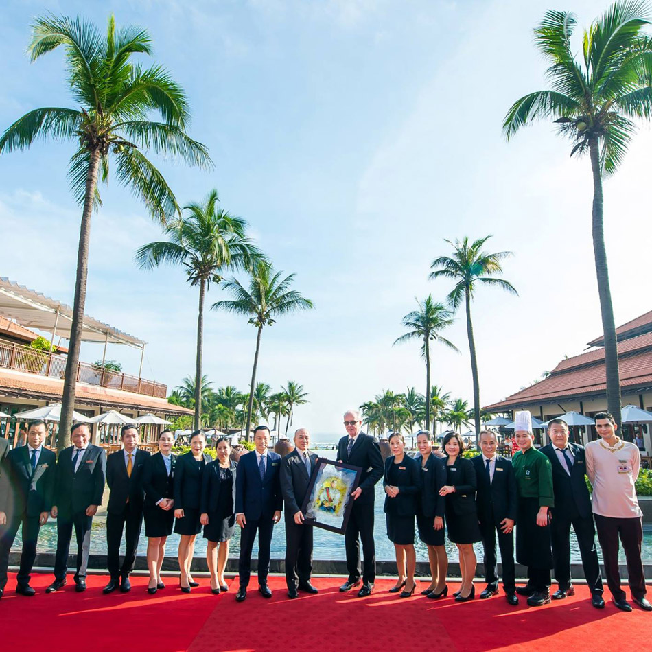 Cambodian King Visits Furama Resort Danang