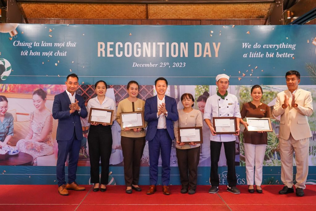 Furama Resort Danang organized honoring ceremony for employees in the fourth quarter of 2023