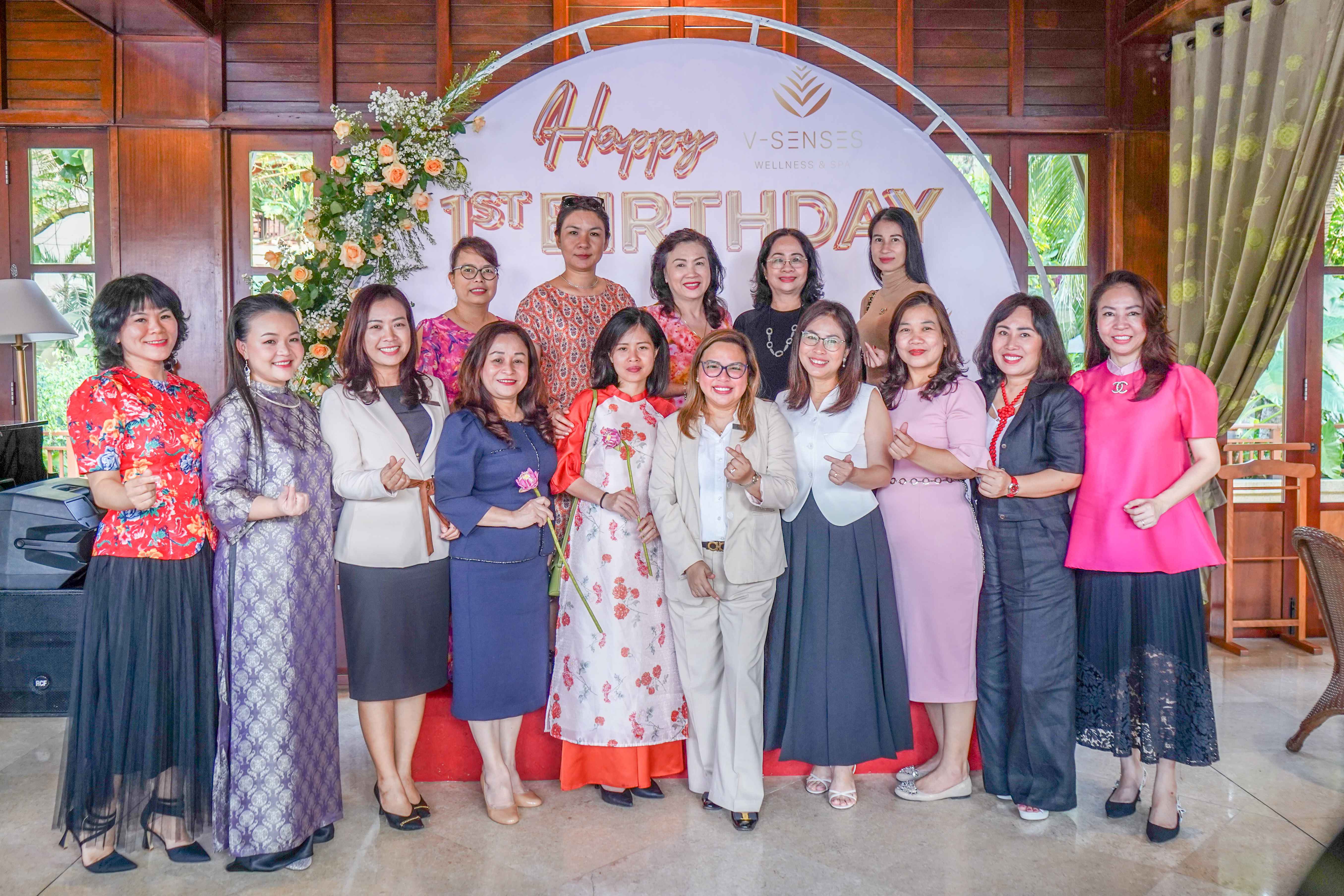 Celebrating the 1st anniversary of the establishment of V-senses Wellness & Spa – New Year Meeting Program of Da Nang City Women Business Association – DAWE