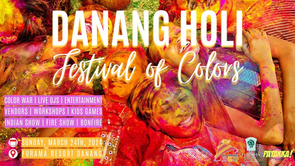 Danang Holi Festival 2024 unfolded with vibrant and explosive celebrations at Furama Resort Danang