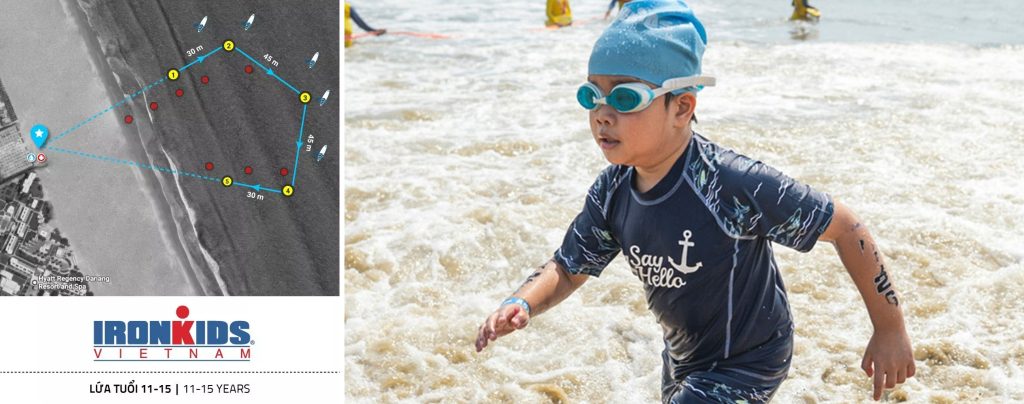 Các em nhỏ tham gia IRONKIDS Đà Nẵng