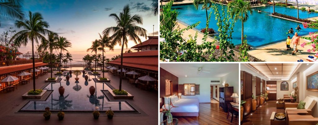 Furama Resort Đà Nẵng nhìn từ trên cao gần khu vực thi đấu IRONMAN